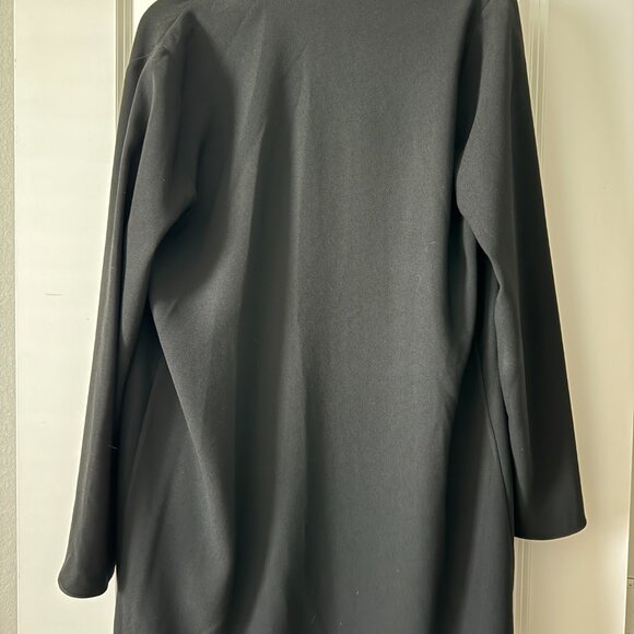 Elie Tahari Black 3/4 Length Jacket/Duster - Picture 3 of 3
